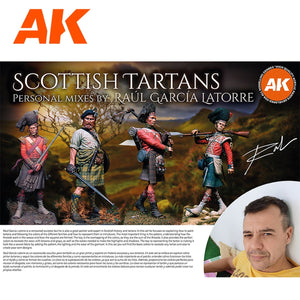 AK Interactive AK11766 SIGNATURE SET – RAÚL GARCÍA LATORRE – SCOTTISH TARTANS PAINT SET 18x17 ml – zdjęcie 4