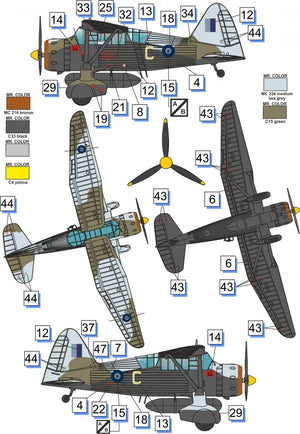 Dora Wings 72023 Westland Lysander Mk.III 1/72 – zdjęcie 3
