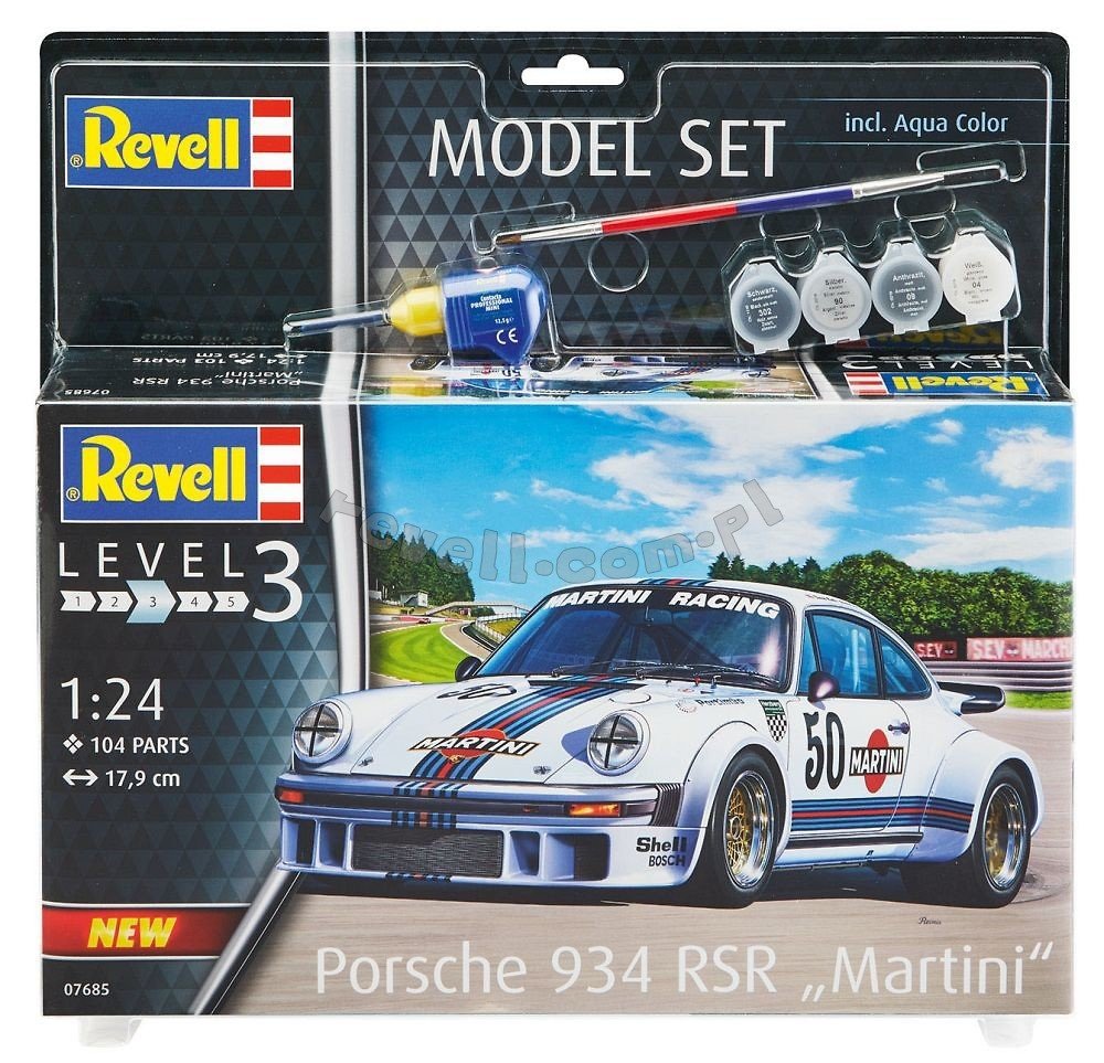 Revell 67685 Porsche 934 RSR Martini - model kit 1/24