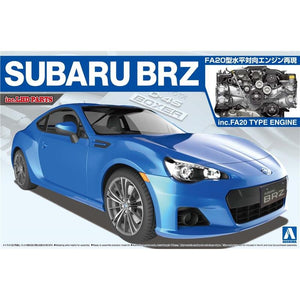Aoshima 00761 SUBARU BRZ &amp;#39;12 w/Full Engine Detal 1/24