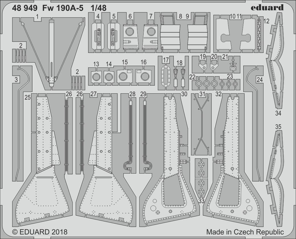Eduard 48949 Fw 190A-5 EDUARD 1/48