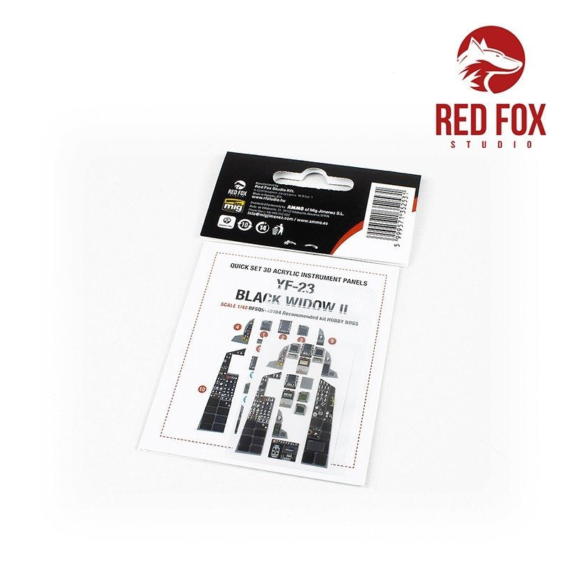 Red Fox Studio QS-48104 YF-23 Black Widow II (for Hobby Boss kit) 1/48 – zdjęcie 2