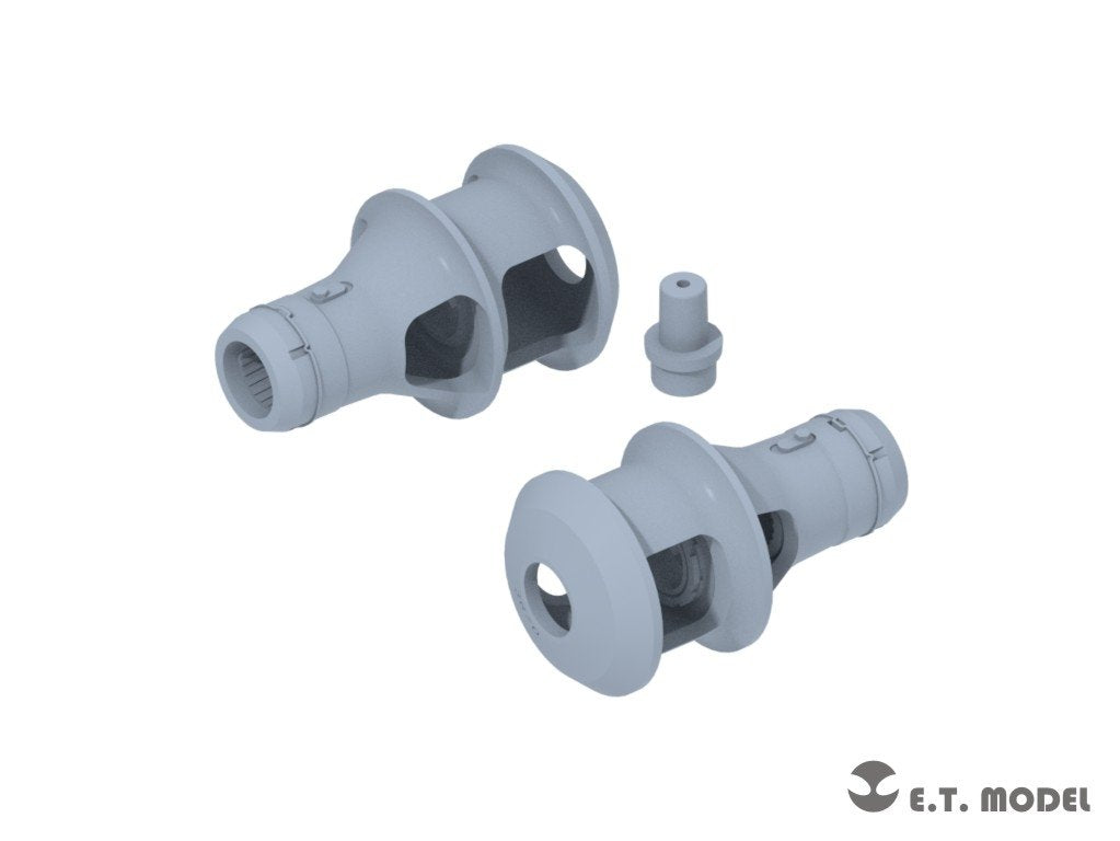 ET Model P35-301 WWII German 75mm KwK/Pak40 Muzzle Brake Type.1 (3D Print) 1/35 – image 2
