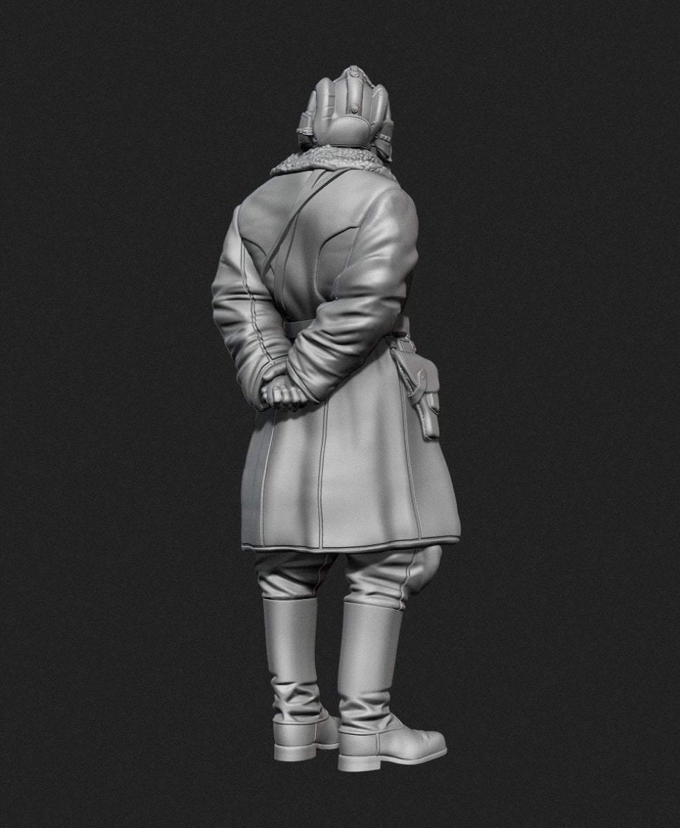 Panzer Art FI35-128 Soviet tank officer in sheepskin coat No.1 1/35 – zdjęcie 3
