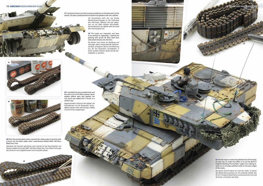 AK Interactive AK524 BUNDESWEHR – MODERN GERMAN ARMY IN SCALE EN/DE – zdjęcie 8