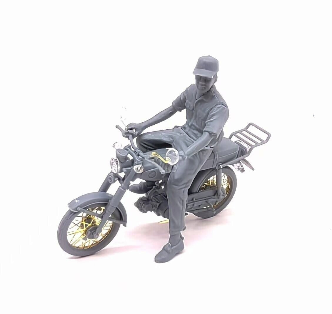 Gecko Models 35GM0127 60’~70&amp;#39;s Southern Vietnamese &amp;amp; Japanese SS50E Motorbike Set 1/35 – zdjęcie 3
