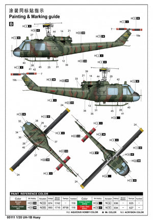 Trumpeter 05111 UH-1B Huey 1/35 – zdjęcie 13