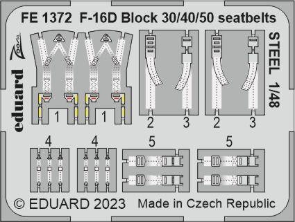 Eduard BIG49384 F-16D Block 30 Kinetic Model 1/48 – zdjęcie 5