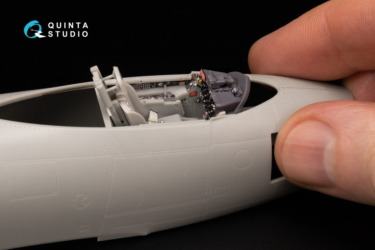 Quinta Studio QD+48531 F-86A Sabre 3D-Printed &amp;amp; coloured Interior on decal paper (Clear Prop) (with 3D-printed resin parts) 1/48 – zdjęcie 8