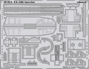 Eduard 49615 EA-18G interior S. A. 1/48 ITALERI – zdjęcie 2