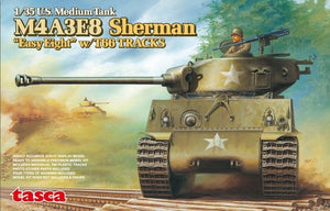 Asuka 35-020 U.S. Medium Tank M4A3E8 Sherman &amp;quot;Easy Eight&amp;quot; w/T66 TRACKS 1/35