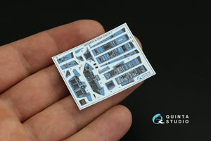 Quinta Studio QD48320 Su-30SM 3D-Printed &amp;amp; colored Interior on decal paper (GWH) 1/48 – image 4