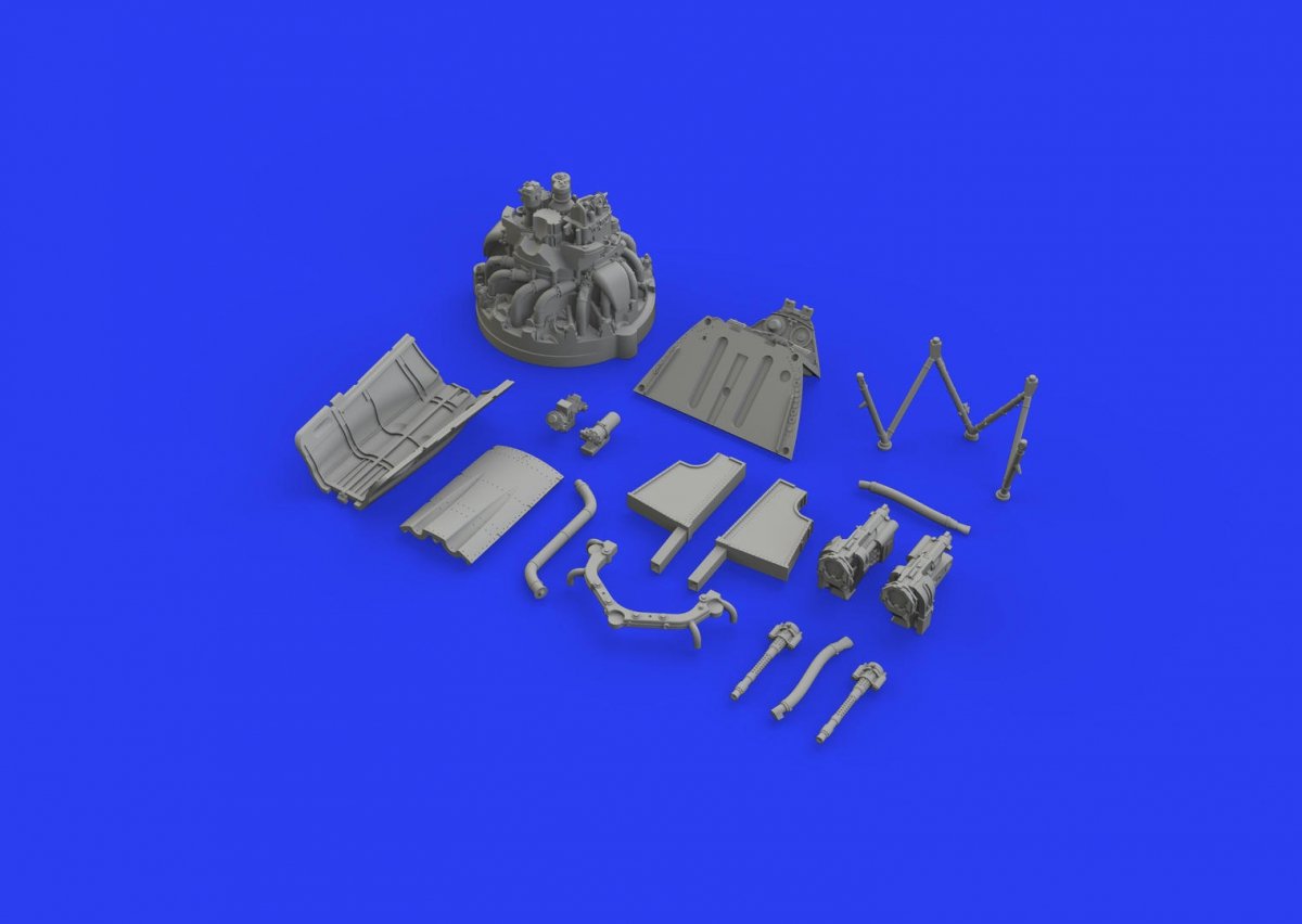 Eduard 648462 Fw 190A-8 fuselage guns 1/48 EDUARD – image 3