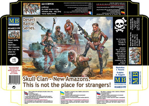 Master Box 35199 Desert Battle Series. Skull Clan - New Amazons. This is not the place for strangers! 1/35 – zdjęcie 2