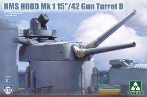 Takom 5020 HMS Hood 15&amp;quot;/42 Mk1 Gun Turret B 1 1/72