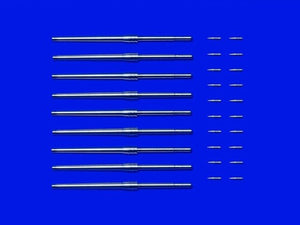 Tamiya 12643 Metal 46cm Gun Barrels / Projectiles 1/350