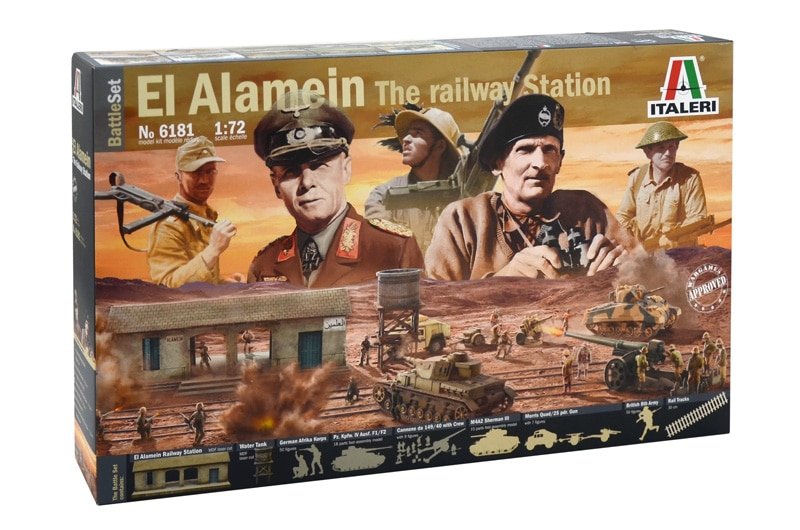Italeri 6181 BATTLESET: WWII EL ALAMEIN The Railway Station 1/72