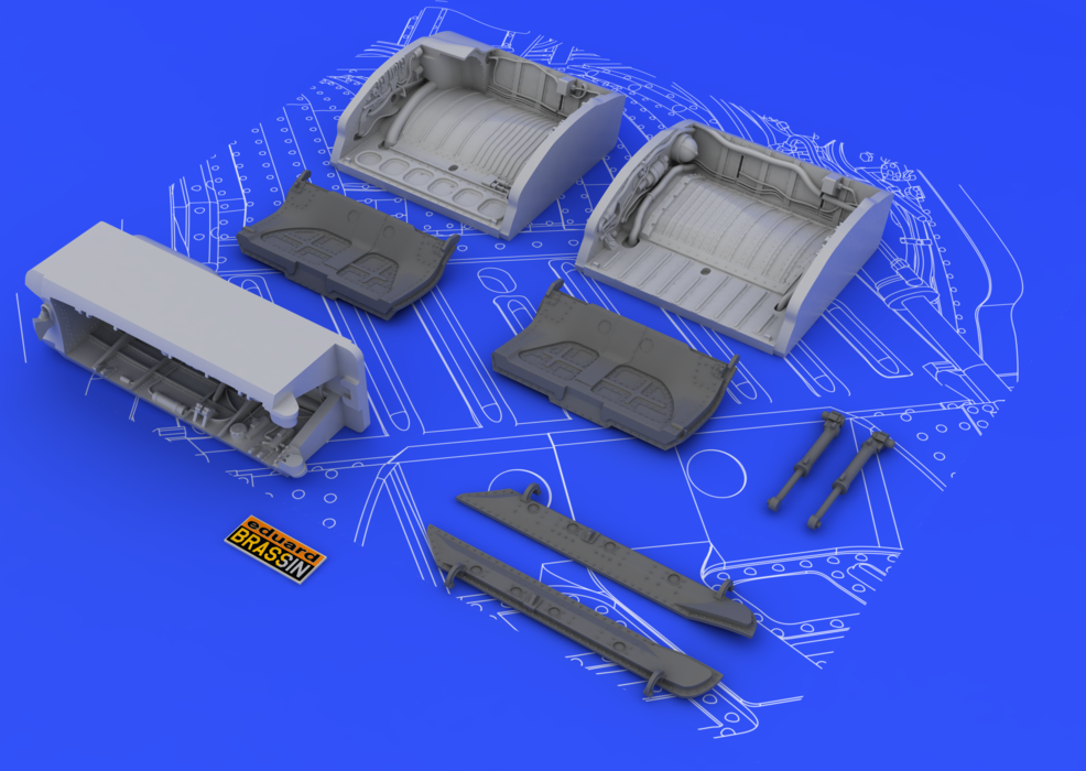 Eduard 648049 MiG-21 wheel wells 1/48 (EDUARD) – image 7