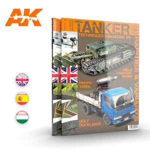 AK Interactive AK4835 TANKER ISSUE 09: RARITIES &amp;amp; VARIANTS (ENGLISH)