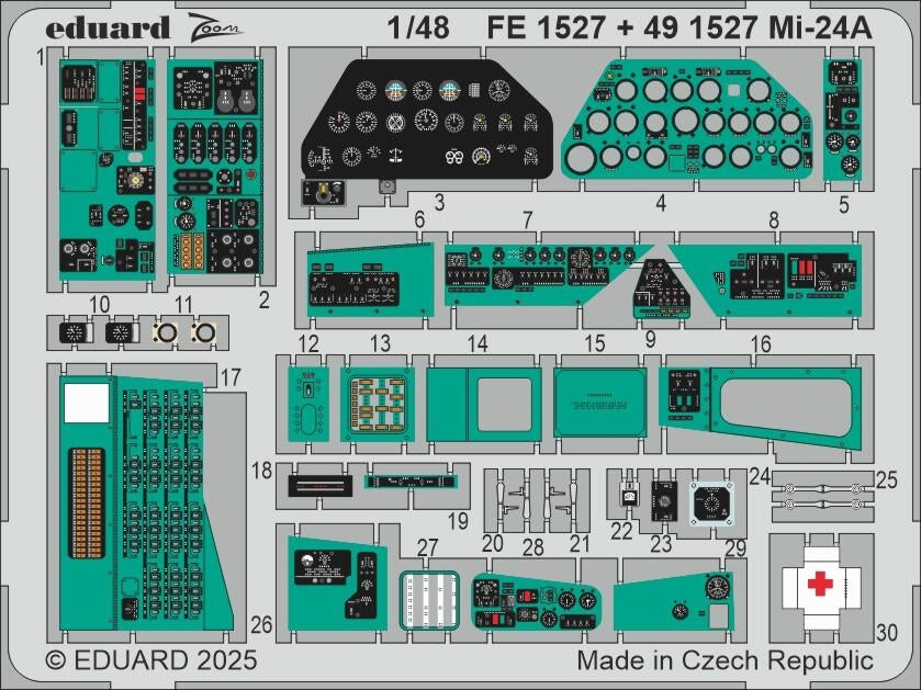 Eduard 491527 Mi-24A TRUMPETER 1/48 – zdjęcie 2