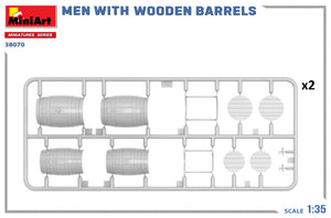 MiniArt 38070 MEN WITH WOODEN BARRELS 1/35 – zdjęcie 6
