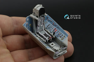 Quinta Studio QD32088 Su-27 3D-Printed &amp;amp; colored Interior on decal paper (Trumpeter) (full version) 1/32 – image 3