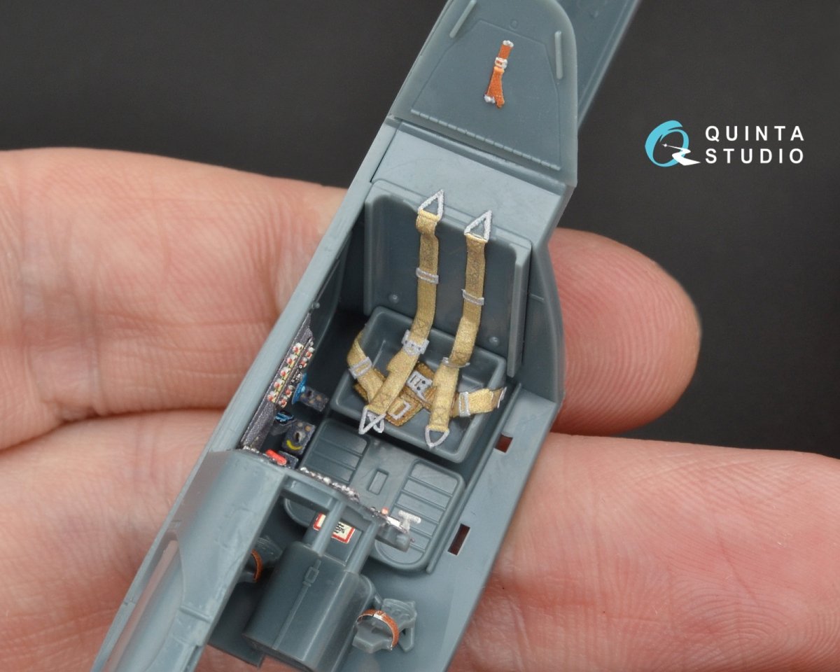 Quinta Studio QD48094 Bf 109G-6 3D-Printed &amp;amp; coloured Interior on decal paper (for Eduard kit) 1/48 – zdjęcie 8