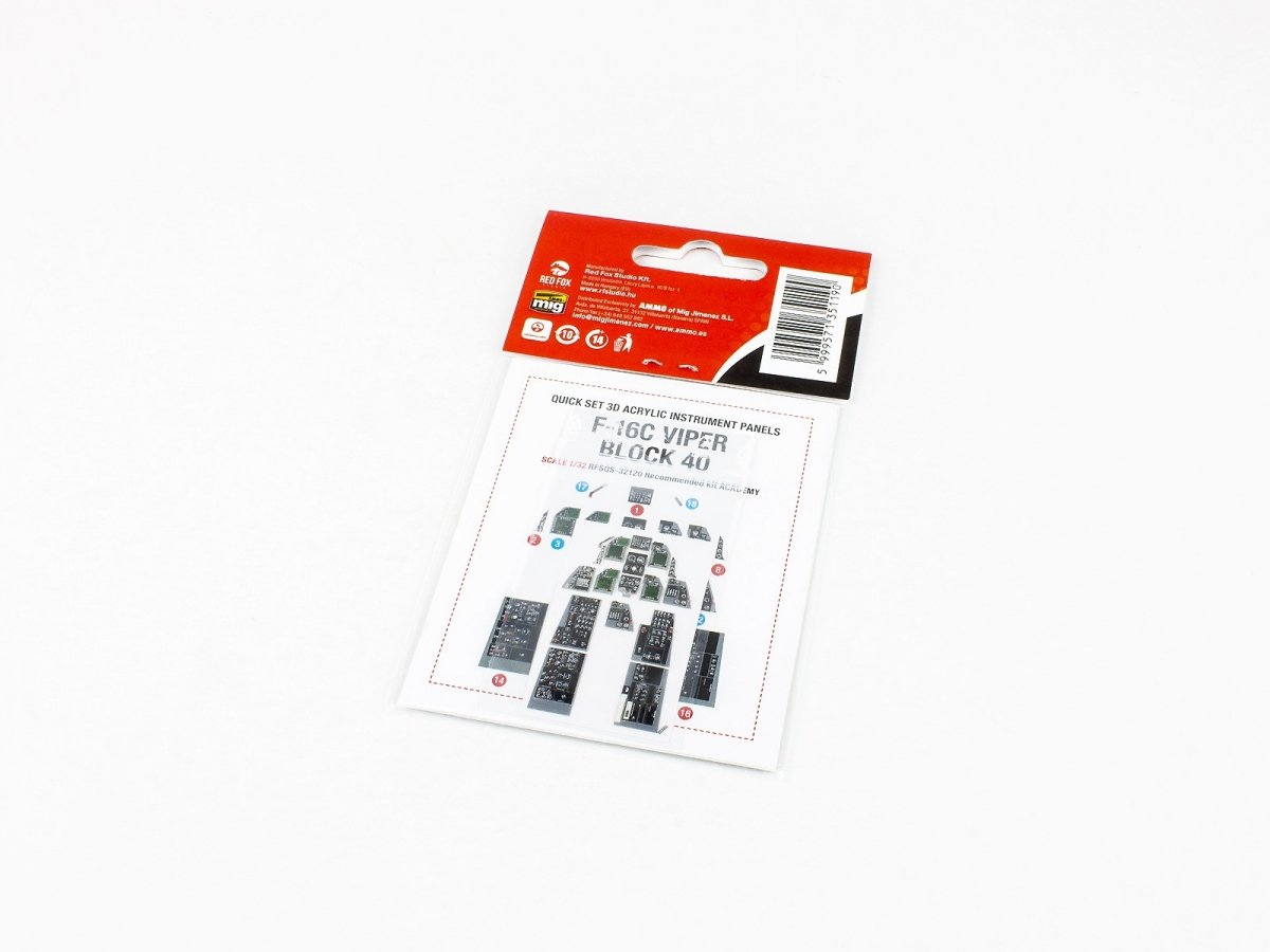 Red Fox Studio QS-32120 F-16C Block 40 Viper Academy 1/32 – zdjęcie 2