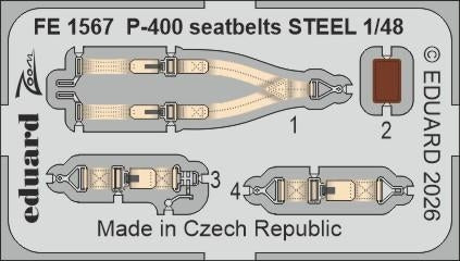 Eduard BIG49472 Bell P-400 Airacobra - Big Ed Set (for Arma Hobby Kits) 1/48