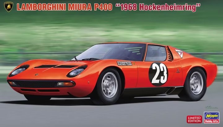 Hasegawa 20567 Lamborghini Miura P400 "1968 Hockenheimring" 1/24