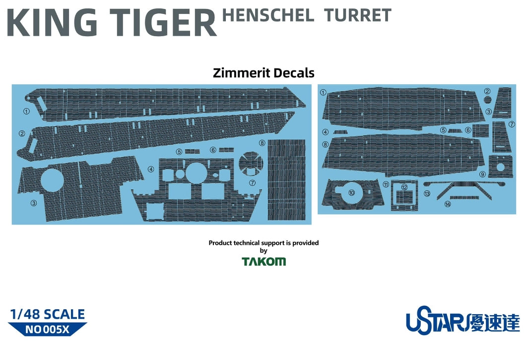 Suyata NO-005 King Tiger Henschel Turret With Full Interior 1/48 – zdjęcie 5