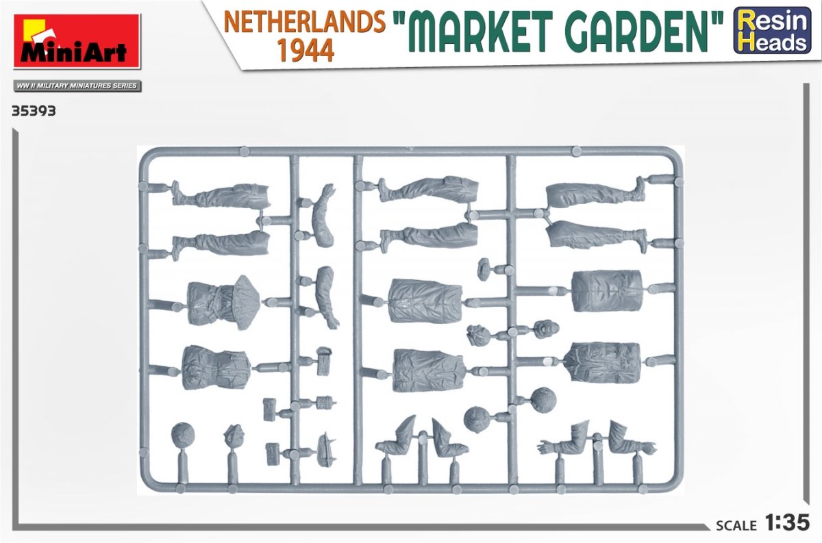 MiniArt 35393 MARKET GARDEN NETHERLANDS 1944. RESIN HEADS 1/35 – image 6