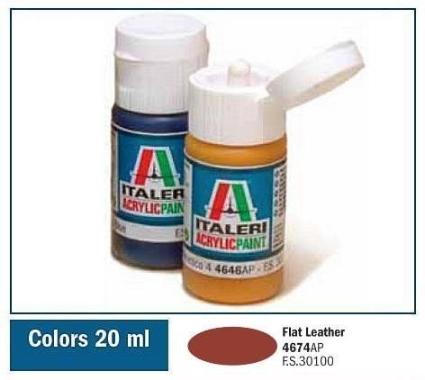 Italeri 4674AP FLAT LEATHER 20ml