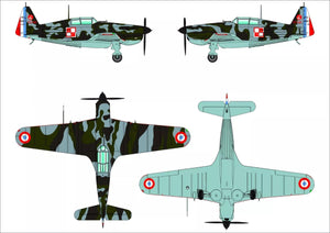 Dora Wings 48031 Morane-Saulnier MS.406C.1 - Battle Of France 1/48 – Bild 9