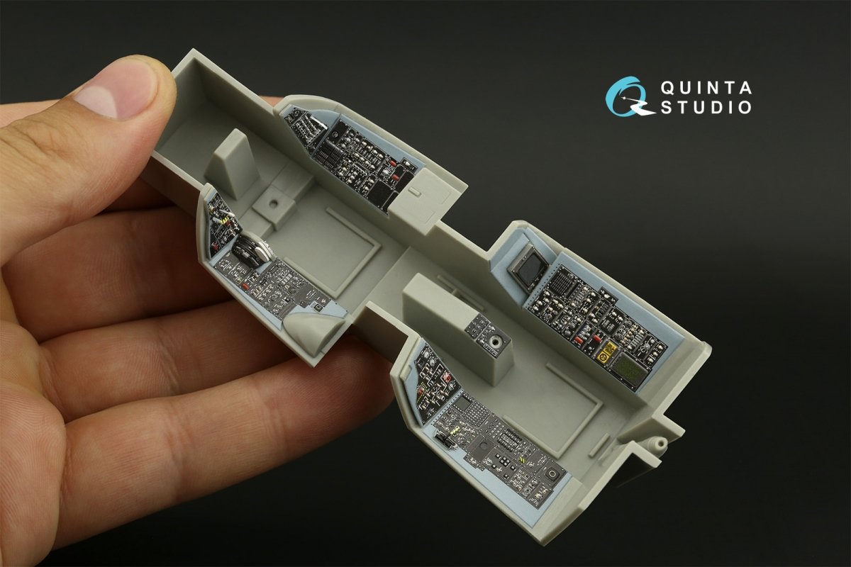 Quinta Studio QDS-32099 F-14B 3D-Printed &amp;amp; coloured Interior on decal paper (Trumpeter) (Small version) 1/32 – zdjęcie 4