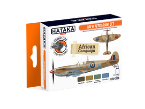 Hataka HTK-CS08 RAF in Africa paint set 4x17ml
