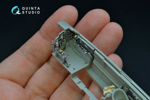 Quinta Studio QD48192 Bf 110C/D 3D-Printed &amp;amp; coloured Interior on decal paper (for Cyber-hobby kit) 1/48 – zdjęcie 4