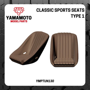 Yamamoto YMPTUN130 Classic Sports Seats Type 1 1/24