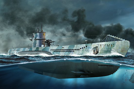Trumpeter 05912 DKM Type VII-C U-Boot 1/144