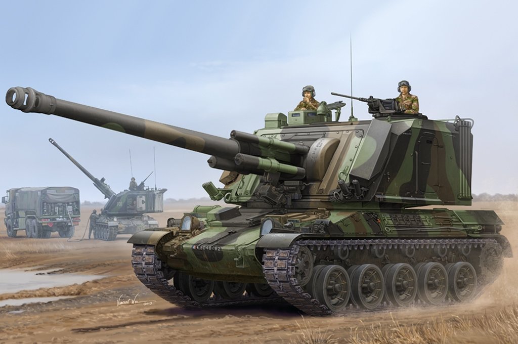 Hobby Boss 83834 French GCT 155mm AU-F1 SPH 1/35