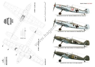 Kagero 7134 Messerchmitt Bf 109 E E-1/E-3/E-4/E-7 models EN/PL – image 3