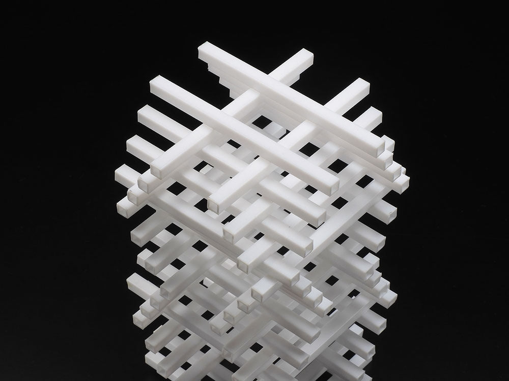 Tamiya 70262 Plastic Beams 5 mm Square Tube (4 pcs) – zdjęcie 3