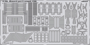 Eduard 53085 Bismarck part 6 - catapult 1/200 TRUMPETER – zdjęcie 2