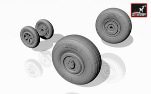 Armory Models AW72014 Mikoyan МiG-23,23P(early) wheels 1/72 – zdjęcie 3