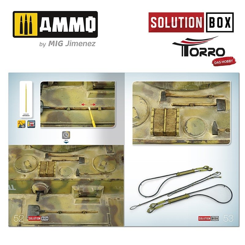 AMMO of Mig Jimenez 2414300000 SOLUTION BOX – WWII GERMAN TANKS – zdjęcie 11