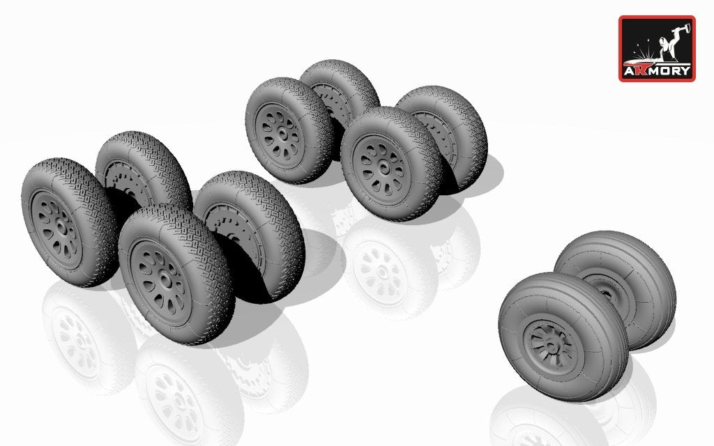 Armory Models AW72019 Antonov An-10 Cat / An-12 Cub wheels 1/72
