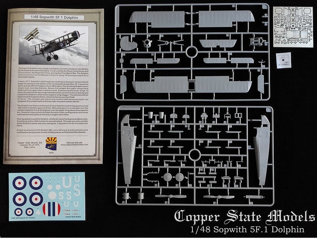 Maquette Copper State Models K1026 Sopwith 5F.1 Dolphin au 1/48 – image 3