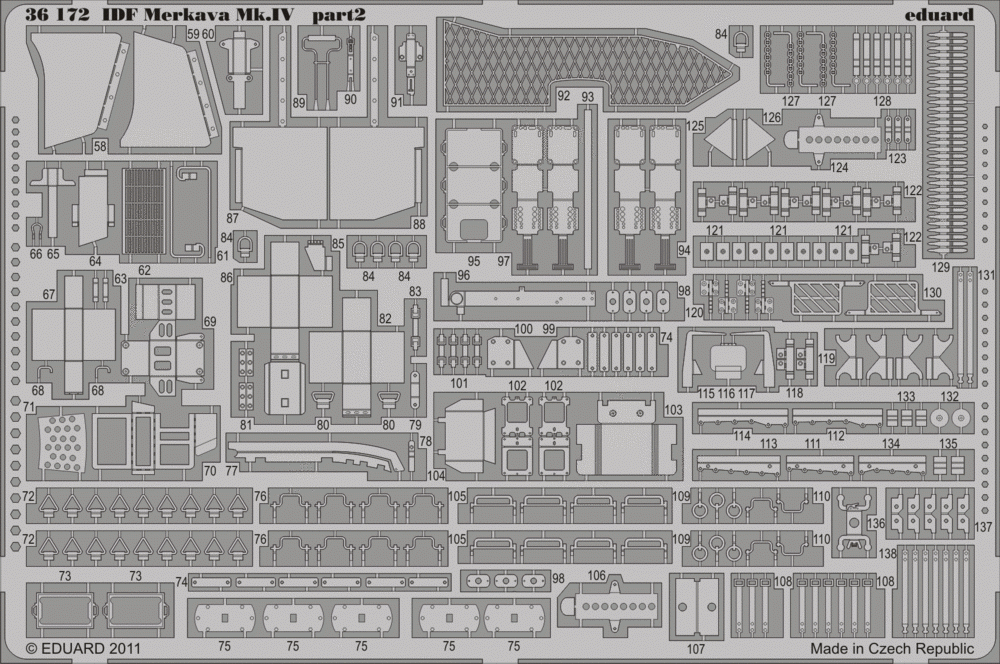 Eduard 36172 IDF Merkava Mk. IV 1/35 Hobby Boss – zdjęcie 2