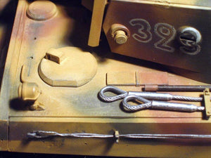 Eureka XXL ER-2502 Towing cable for Pz.Kpfw.VI Tiger Ausf.E Tank 1/25 – zdjęcie 6
