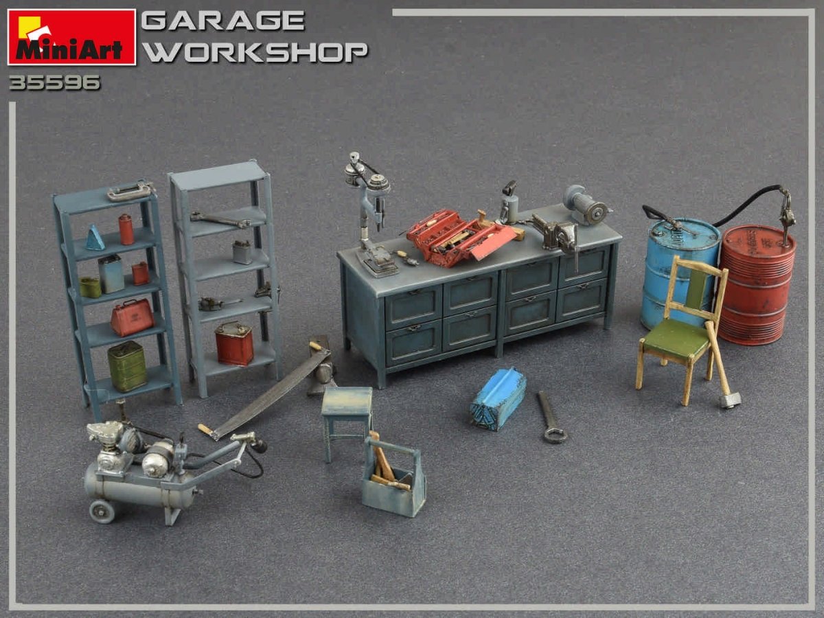 MiniArt 35596 Garage Workshop 1/35 – zdjęcie 3
